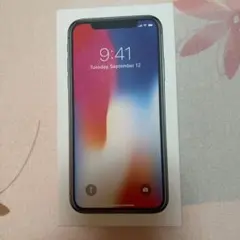 iPhone X 256GB スペースグレイ　空箱