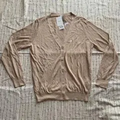 UNIQLO ユニクロ ライトＶネックカーディガン ベージュ XL 新品