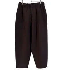 GU 【M】ダークブラウン コットンイージーパンツ レディース ボトムス
