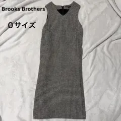 【美品】ブルックスブラザーズ　０サイズ　千鳥柄　ワンピース