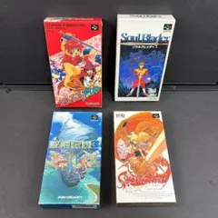 中古 スーパーファミコン スーファミ ゲーム ソフト 4本 まとめ売り セット