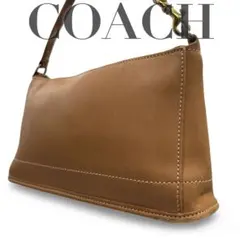 【ヴィンテージ】old Coach ハンドバッグ 9311 グローブレザー 茶