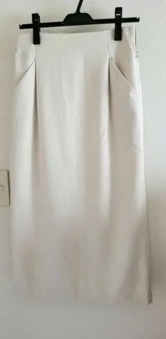 nano・universe　スカート　クリーム色