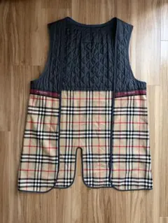 BURBERRY チェック柄 キルティングベスト