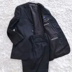 【極美品】ポールスミス スーツ セットアップ 黒 ブラック 総裏 デルフィノ M Paul Smith ポールスミス PAUL SMITH COLLECTION セットアップ