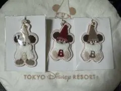 リルリンリン ランダム キーチェーン 3点セット　ベージュ　ブラウン　レッド