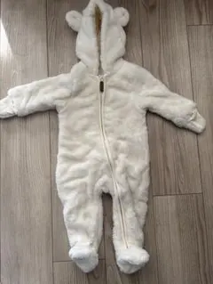 【美品】H&M クマ　カバーオール 4-6か月