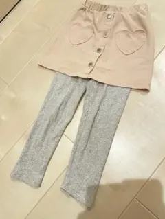 110 プティマイン　ハートポケットスカッツ　ピンク