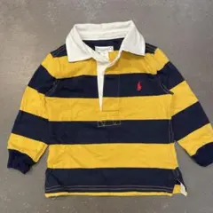 Ralph Lauren ラガーシャツ 12M ネイビー/イエロー