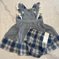 ラルフローレン　コットン　ワンピース　チェック　ベビー　18m