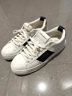 エンポリオアルマーニ　ARMANI メンズ　靴　スニーカー　皮　白のサムネイル