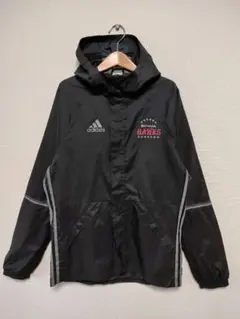 00s adidas アディダス カレッジ チームスポーツ ナイロンジャケット