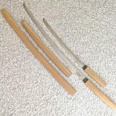 3F 武道稽古 素振り用 剣道 竹刀 木刀 セット 3点セット 練習用 - メルカリ