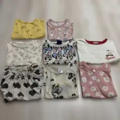 90～100サイズ 子供服 半袖 キャラクター 8点セット