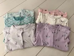 ネクストベビー ロンパース ６枚セット 60cm