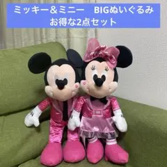 ミッキー＆ミニー　#MY推しDAYS ジャケットフォト　BIGぬいぐるみ 全2種