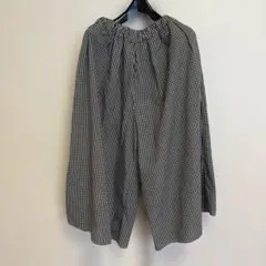 GROBAL WORK ギンガムチェック ワイドパンツ 150サイズ