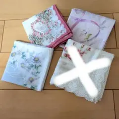 NINA RICCI他ハンカチ3点セット