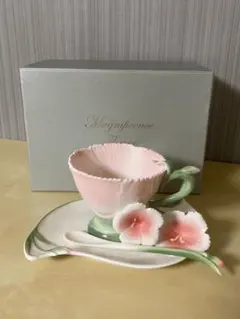 未使用 陶翔舞千 華麗なる花コレクション 薔薇 ティーポット ピンク 蓋