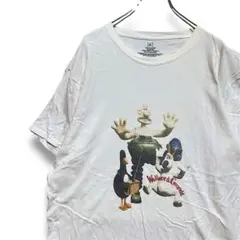 BLDE キャラ Tシャツ 古着 ウォレスとグルミット アニメ カートゥーン
