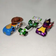 トイストーリー　ディズニーレーサーズ　ミニカー 3点セットまとめ売り