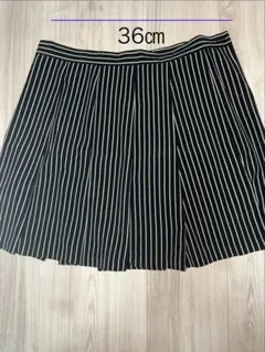 agnes b. ストライプ プリーツミニスカートのサムネイル