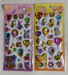 ぷくキラバルーンステッカーズ　２枚セット