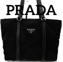 プラダ　PRADA トートバッグ　サフィアーノレザー　ナイロン　ショルダーバッグ