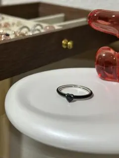 PANDORA パンドラ ブラックチャクラ ハートリング 指輪 サイズ60