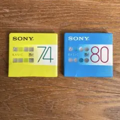 SONY BACIC Mini Disc 74 80 MD 2枚セット