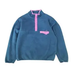 90s Patagonia スナップT ネイビー ピンク USA製 XL