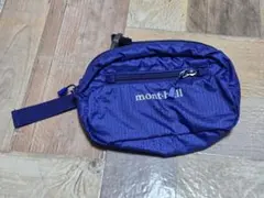 mont-bell ポケッタブルライトポーチS BL 美品