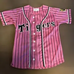阪神タイガース ピンク ストライプ ユニフォーム Mサイズ - メルカリ