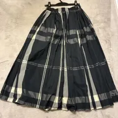 emi+ チェック柄 フレアスカート ロング丈のサムネイル