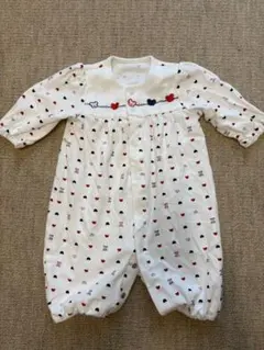 【美品】赤ちゃんの城　ドレスオール　ロンパース