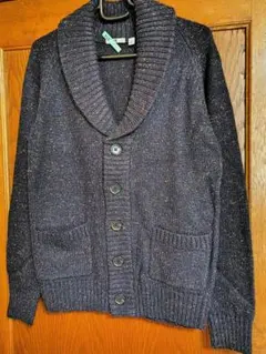 ユニクロ ショール　ニット カーディガン　ボレロ　　ネイビー オフィスカジュアル