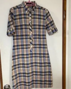 美品❤️コムサ❤️涼しい麻混 ワンピース