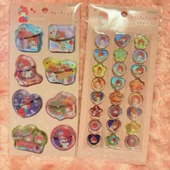 パ*コ様 【新品正規品】おはじきシール ウォーターシール マイメロディ