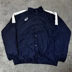 asics ネイビー/レッド ジャケット Coach Jacket M/L - メルカリ