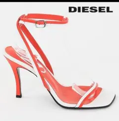 【新品】DIESEL ディーゼル レザーハイヒール SA-ALHENA 24cm