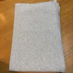 ライトグレー リブニット生地