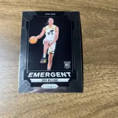 Cody Williams Emergentカード Utah Jazz