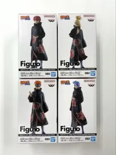 NARUTO ナルト 疾風伝 Figuno 全4種 暁 - メルカリ