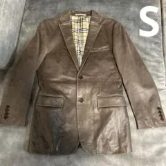 BURBERRY BLACK LABEL ジャケット ラムレザーレザージャケット