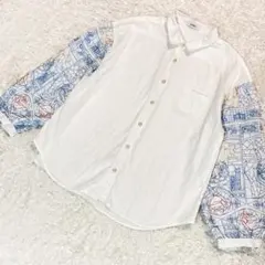 グラニフ× ディズニーコラボ　美女と野獣　刺繍　長袖シャツ