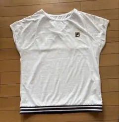 FILA ストライプデザイン Tシャツ