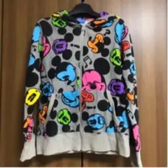 値下げ☆ Disney カラフル ミッキー フルジップパーカー