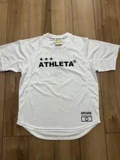 ATHLETA サッカー　プラシャツ M ホワイト