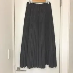 Honeys ハニーズ　プリーツロングスカート　グレー　XL