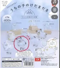 うちの子けだまだま 黒柴 犬 ガチャガチャ